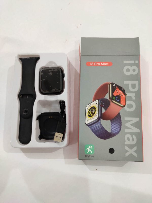 I8 Pro Max Smartwatch – (black Colour Only)