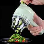 Electric Handheld Vegetable Cutter Set - Multi-Function Food Chopper